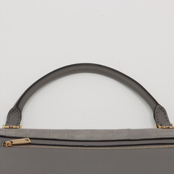 Celine Trapeze Mock Croc 2 Way Handbag #145836C53B - Picture 6 of 14